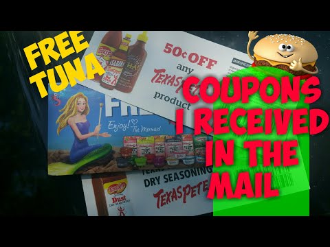 Coupons I received in the mail 5/11 FREE TUNA