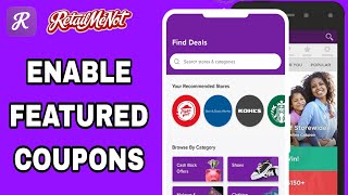 How To Enable Featured Coupons Notifications On RetailMeNot App
