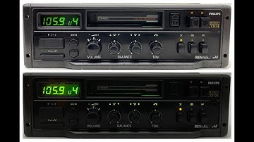 Renault Philips 22 DC 665/62B Car Cassette Radio Player - For Sale