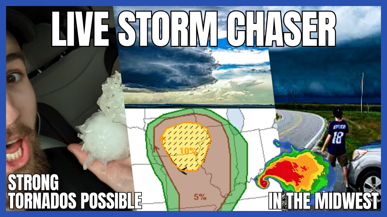 4-16-24 Live Storm Chaser In The Midwest - YouTube