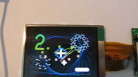 3.0" TFT LCD and driver board demo