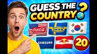 Logo Quiz: Guess the Country Behind These Famous Brands! 🌎 (20 Questions)
