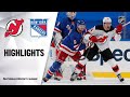 Devils @ Rangers 1/19/21 | NHL Highlights