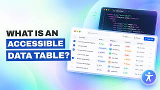 What is an Accessible Data Table Headers, Scope and Captions Explained.