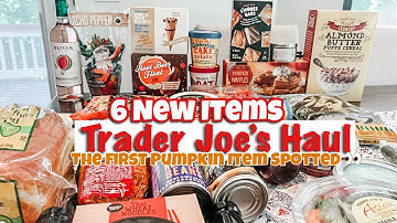 6 New Items at Trader Joe’s! NEW Ice cream + The First PUMPKIN item Spotted 👀