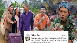 Oom Manh ontvangt 40 dollar van een buitenlandse kijker – een grote vreugde wacht de familie