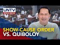 Show cause order vs Apollo Quiboloy, inilabas na ng Senado