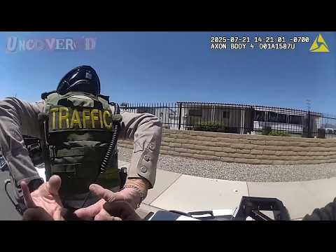 Caught Red Handed Serial Cop Impersonator with Felony Record
