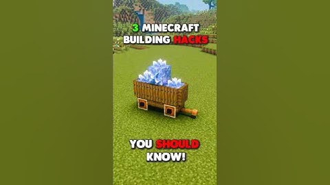 3 Building Hacks in Minecraft You Need to Try! #shorts