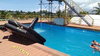 righting of inverted life raft...