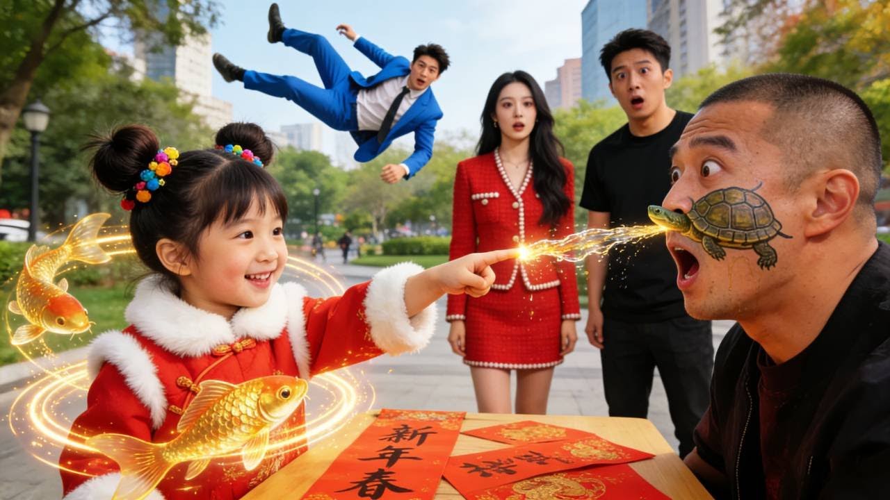 La beba de 6 años busca a su familia, doma matones, protege a mamá y es la favorita de la familia!