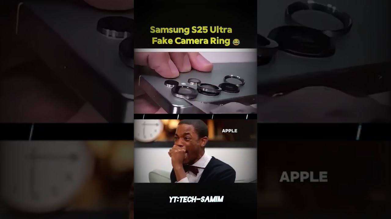 SAMSUNG S25 ULTRA FAKE CAMERA RING😂 