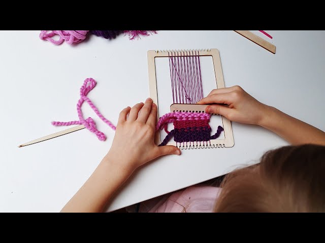 Weaving Loom Toy For Kids Educational Yarn Craft Machine For Bag Making And  DIY Craft Sticks From Frank5188, $25.72