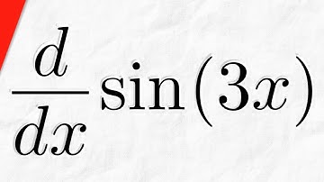 Derivative of sin(3x) with Chain Rule | Calculus 1 Exercises