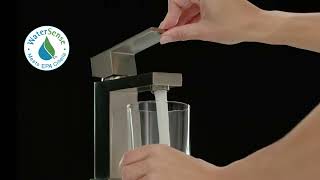 Watch the product video for Ara Single Handle Channel Bathroom Faucet