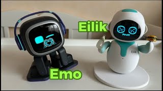 Celebrity Eilik robot vs Emo robot, What is the coolest AI desktop pet with personality and ideas? Net Worth