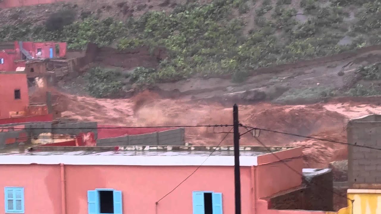 سيول وادي أدودو بزاوية سيدي وكاك جماعة أكلو