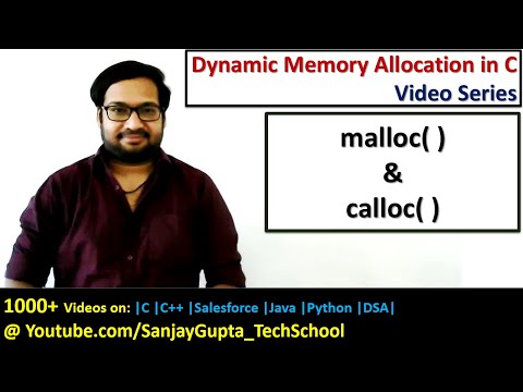 Difference between malloc( ) and calloc( ) functions of DMA in c programming | by Sanjay Gupta