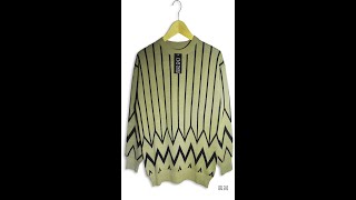 RHcollections - SWEATER BAJU RAJUT PREMIUM KNITWEAR WANITA GARIS ZIG ZAG ALL SIZE CREW NECK