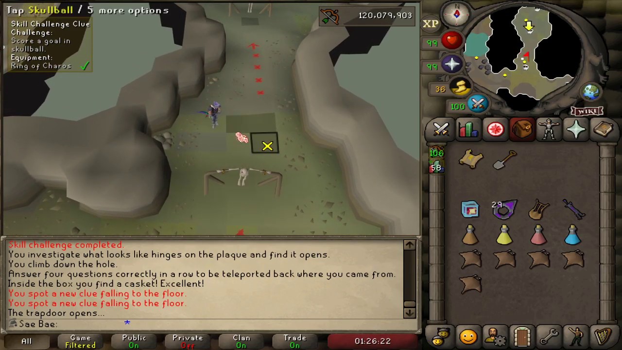 Elite Clue Step - Skull Ball