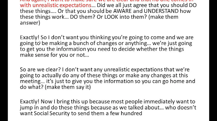 5Q - How to get more appointments at seminars