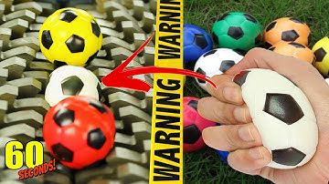 60 SECONDS Experiment - SHREDDING VS Foam Ball | CRASH TEST