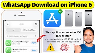 How to use WhatsApp on iPhone 6 | WhatsApp Download on iPhone 6/6+/5s | Install WhatsApp iOS 12 screenshot 1
