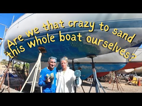 Boat Work Series | Why Are We Sanding Off All This Bottom Paint? | Sailing It's The Truth Ep. 85