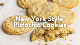 BEST New York Style Pistachio Cookies, Thick, Gooey and Loaded screenshot 2
