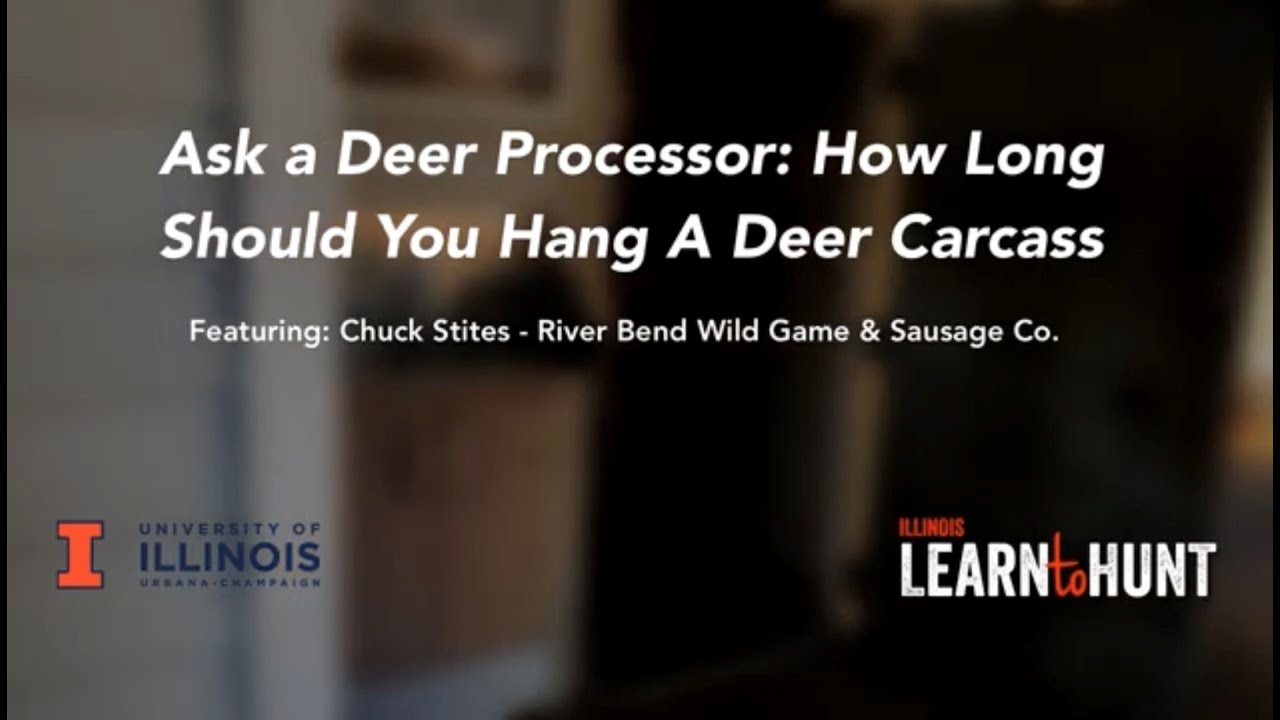 How Long Can A Deer Hang In 50 Degree Weather