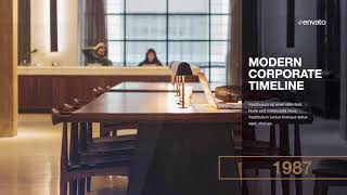 Corporate Timeline 2 | After Effects Template | Openers