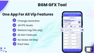 HOW TO USE BGM GFX TOOL [HINDI] | BGM GFX TOOL FOR V2.1 UPDATE | BEST GFX WITH VIP FEATURES screenshot 5