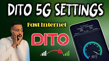dito apn for fastest internet 5g 2025