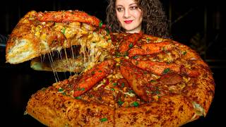 SEAFOOD PIZZA MUKBANG 🔥CRAB BOIL SEAFOOD MUKBANG | SEAFOOD | MUKBANG | SEAFOOD BOIL | ASMR EATING
