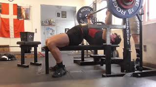 152,5KG x3 Bench Press PR by a 16 year old