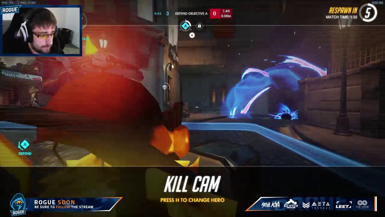 [Season 4: 4500 SR] Rogue SoOn | Tracer | King's Row Pro Gameplay