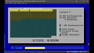 Ms Dos Scandisk Und Oberflächenüberprüfung