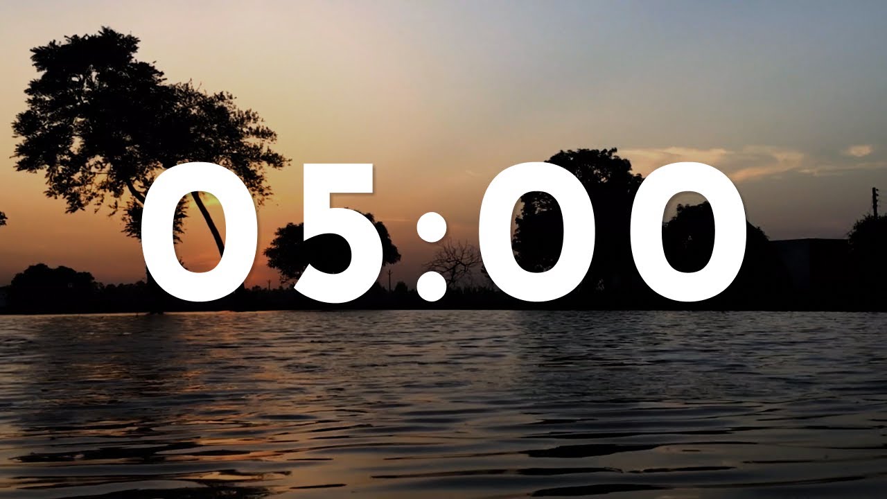5 Minute Chill • With Timer • Calm and Relaxing Music • Guided ...
