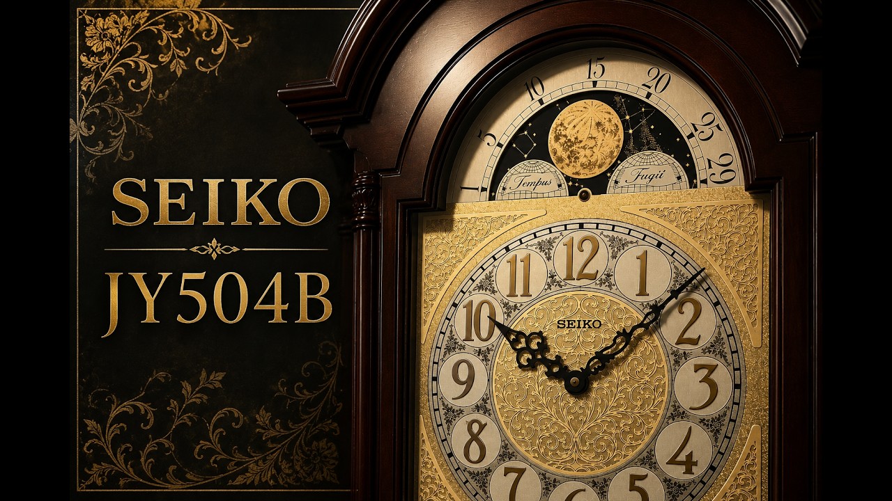 ホールクロック】SEIKO JY504B THE GRANDFATHER CLOCK Moon Phase