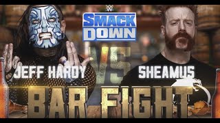 Jeff Hardy vs Sheamus - SmackDown Bar Fight Highlights 24\/07\/20