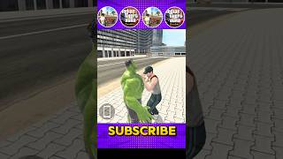 Indian Bikes Driving 3D 💥 Indian Theft Auto Simulator 🤯 Hulk Challenge #shorts #gaming #gta #hulk