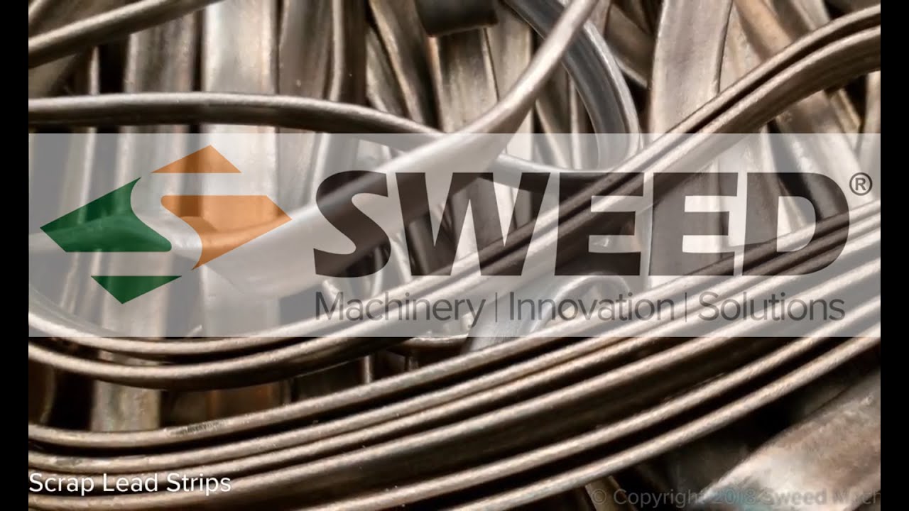 Sweed Scrap Chopper Model 450 DDX Chopping Lead Strips