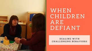 When Children are Defiant | Addressing Children's Challenging Behaviors (feat. Tracy Schreifels)