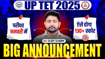 UP TET 2025 | Free Classes, UPTET Form, Target 130+, Big Announcement By Ankit Sir