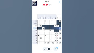 Nonogram Level 64 #nonogram #gaming #shorts
