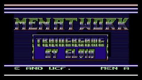 C64 Intro: 1987 Men at Work Intro