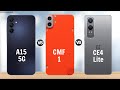 Galaxy A15 5g vs CMF Phone 1 vs OnePlus Nord CE4 Lite || Comparison