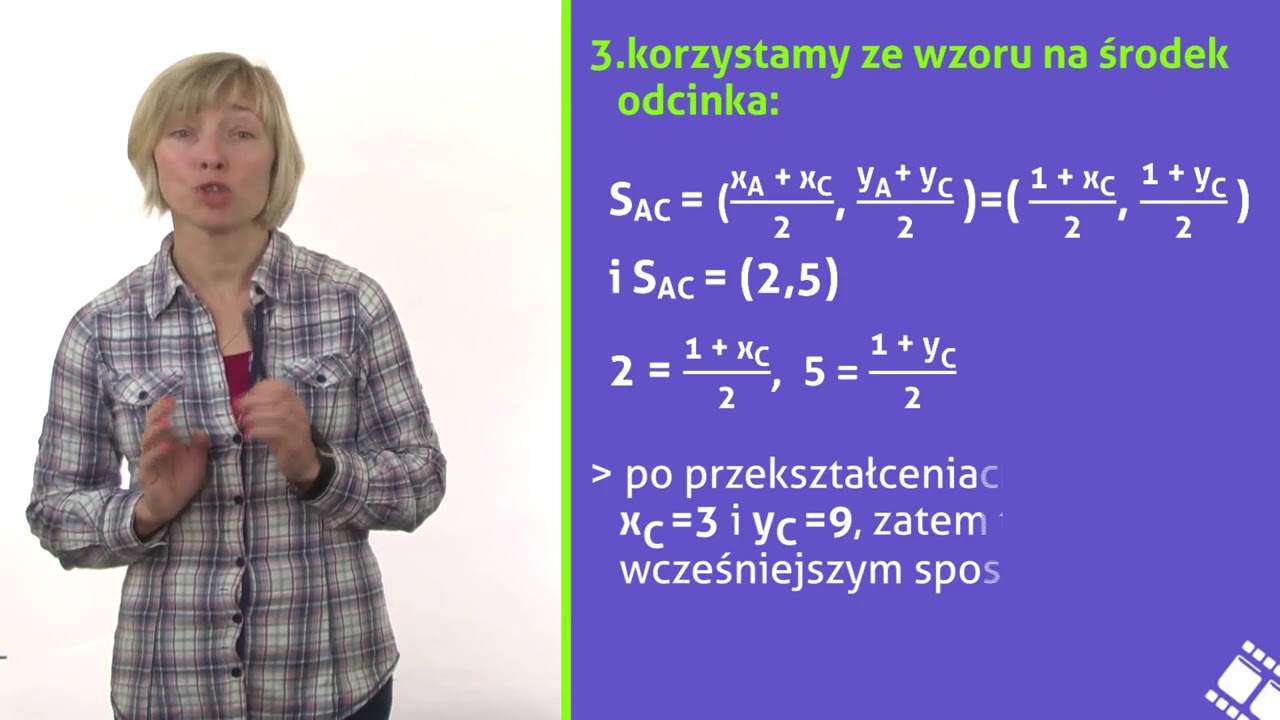 Pole trójkąta w układzie kartezjańskim