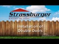 Double doors installation procedure
