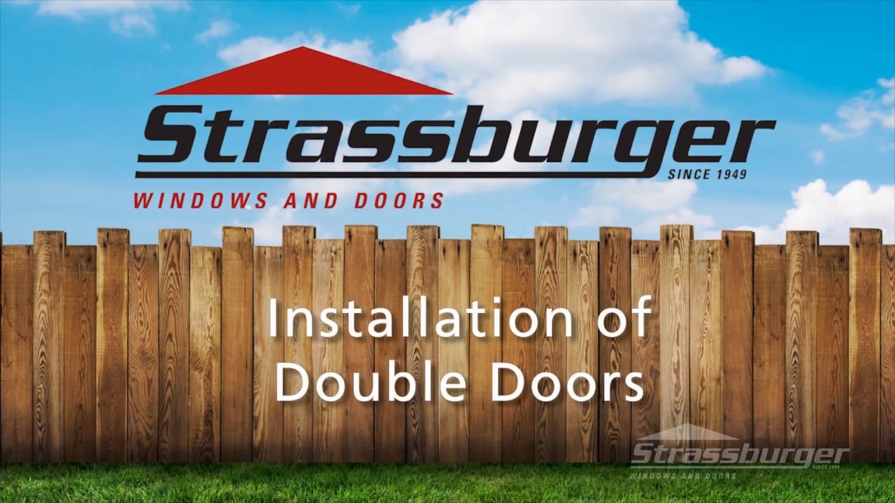 Double Doors Installation Procedure YouTube